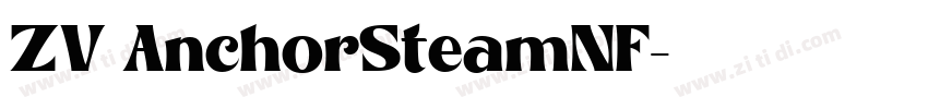 ZV AnchorSteamNF字体转换